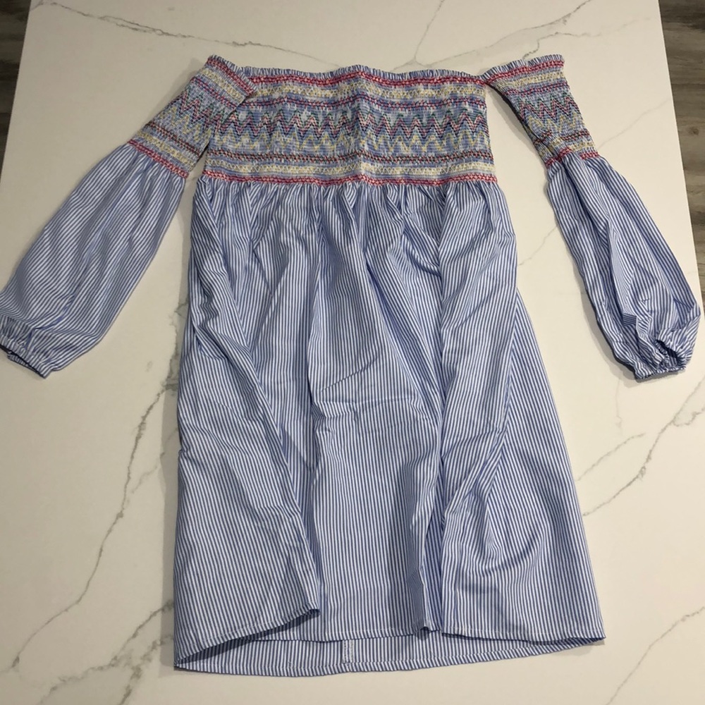 Never Worn Off-The-Shoulder Midi Dress